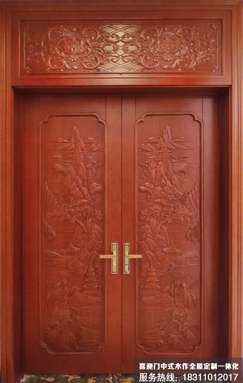 1614602414988967.jpg 新中式風格用紅橡木門