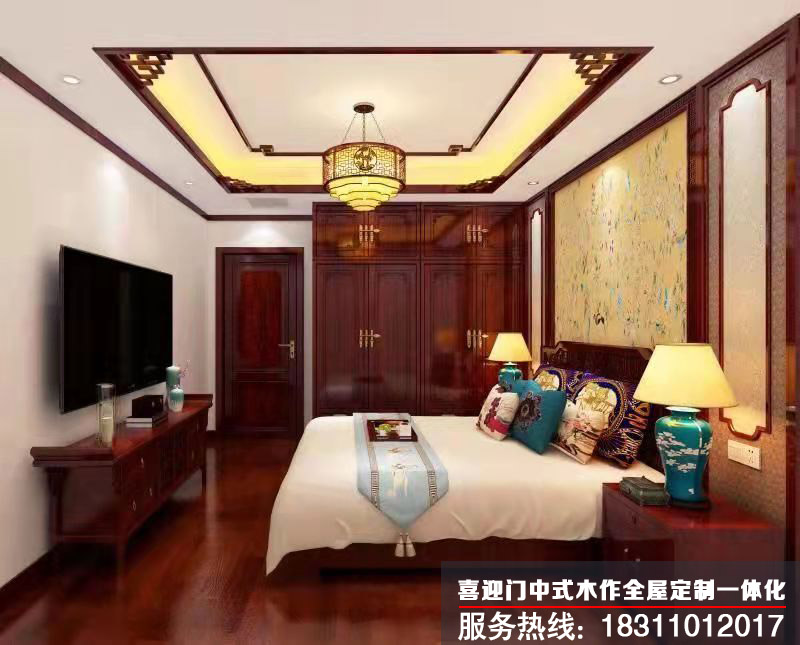 1634455101457175.jpg 中式次臥室效果圖